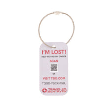 画像をギャラリービューアに読み込む, TST-0001 TRAVEL SENTRY TSID 荷物タグ