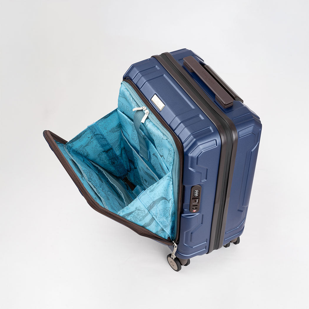 2泊～3泊 37L～48L 拡張機能付きフロントオープン スーツケース S