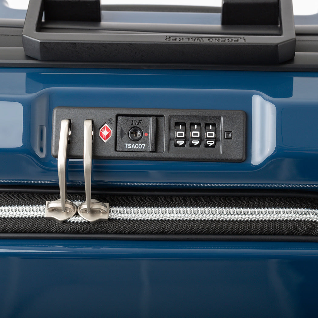 オーダー品　ファスナーケース　ロカドミュージアム　ブルー 薄型スーツケース レジェンドウォーカー 6031-60 FIT フィット M-サイズ