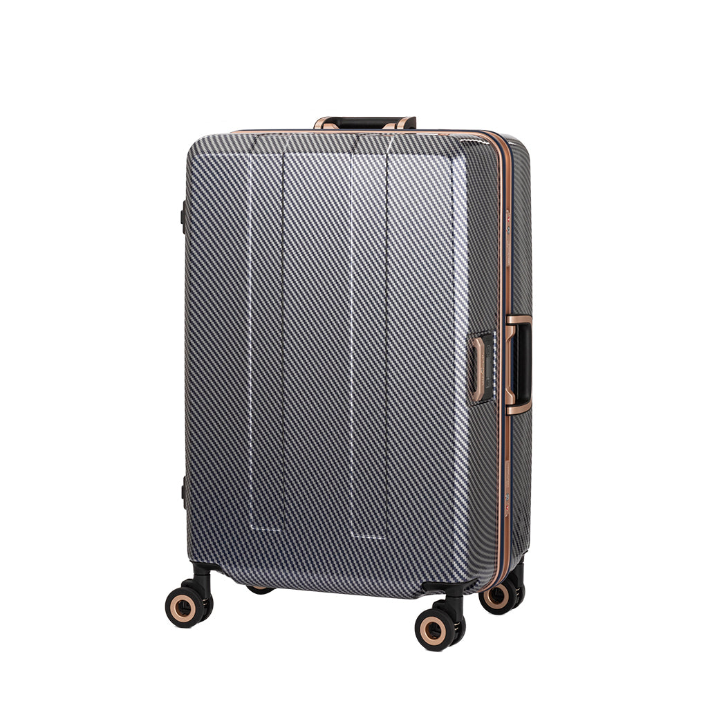 楽天市場】スーツケース Mサイズ 軽量 拡張 64L 75L 5〜7泊